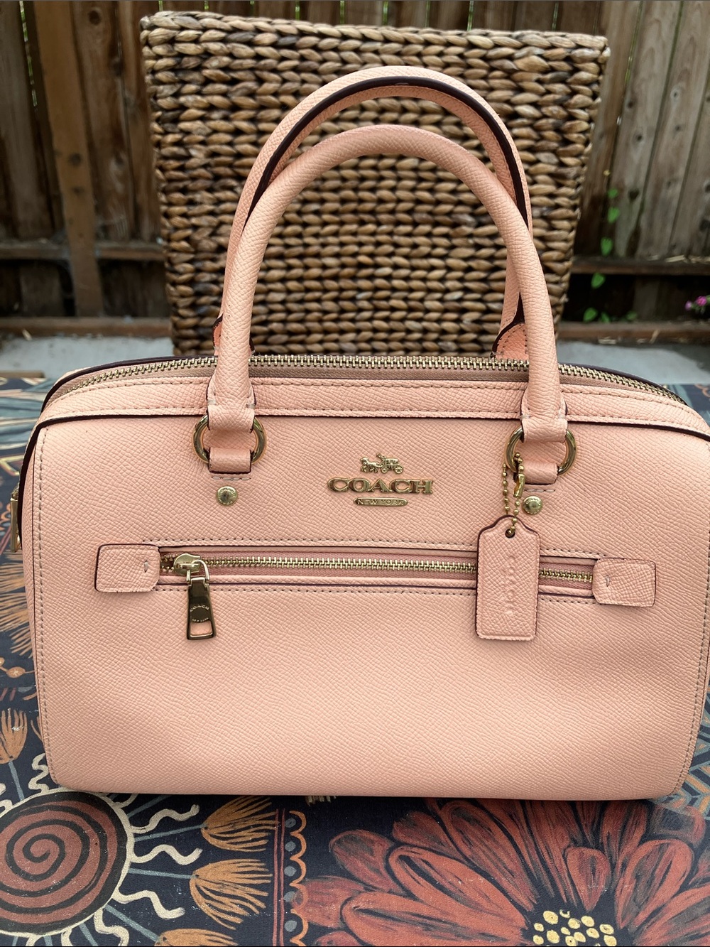 Coach Rowan Bag 79946 in faded blush